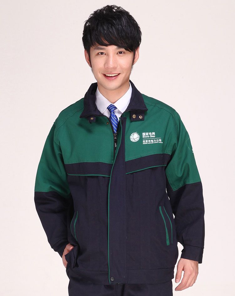 电工行业工厂工作服款式